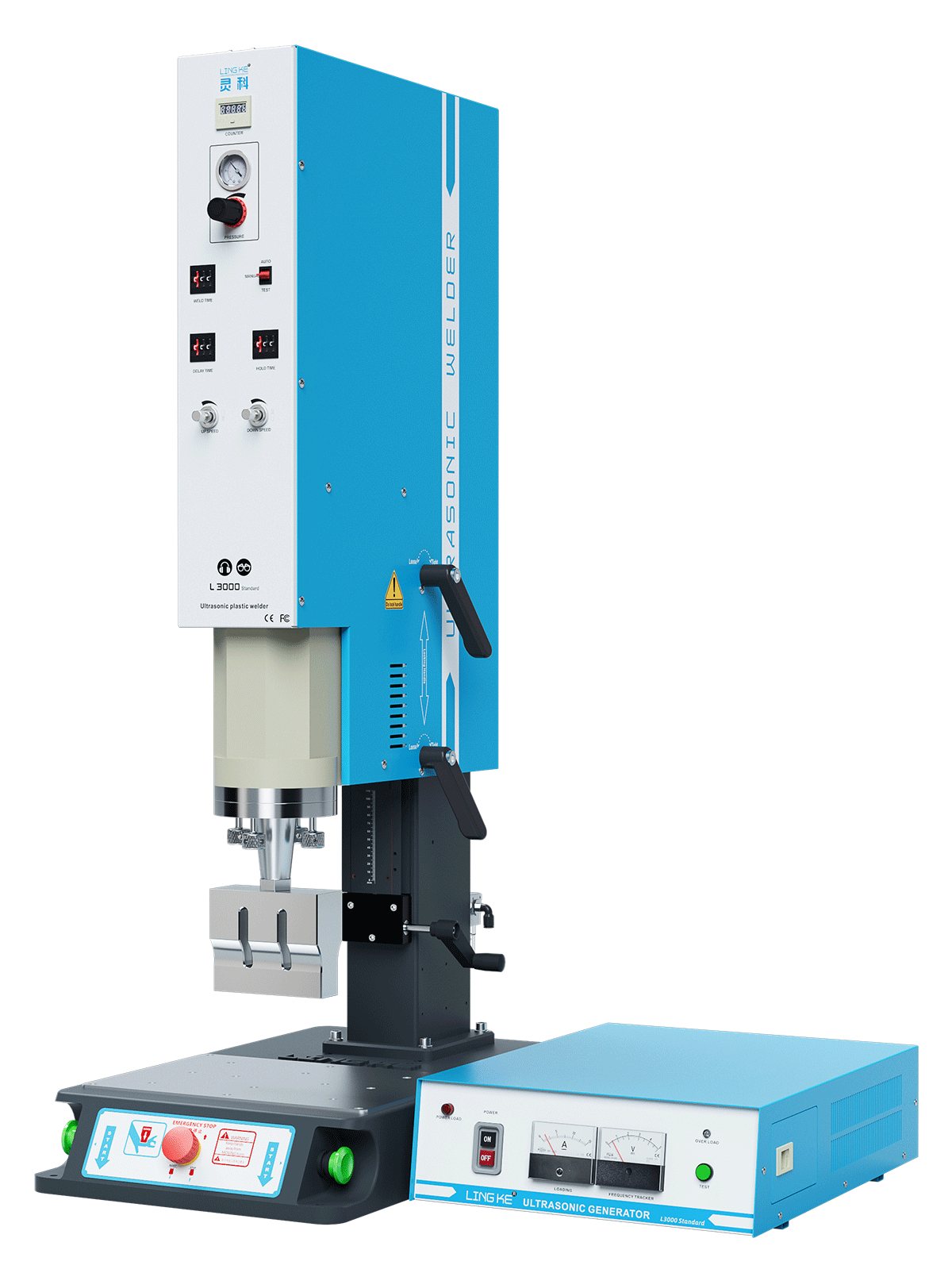 靈科超聲波塑料焊接機(jī) 方立柱 15kHz-2600/3200W L3000 Standard 模擬 靈科超聲波塑料焊接機(jī) 方立柱 15kHz-2600/3200W L3000 Standard 模擬